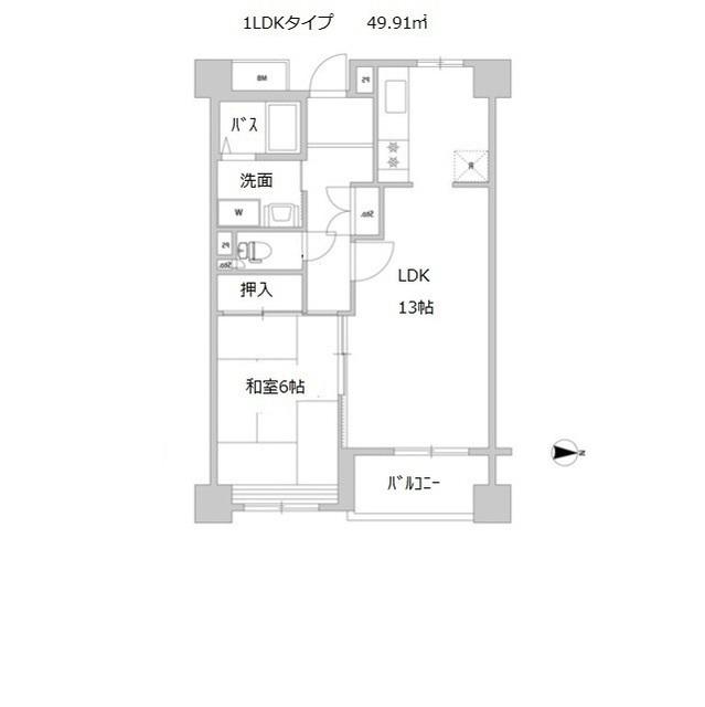 コーポレート連雀１号棟（0101） 間取り図画像