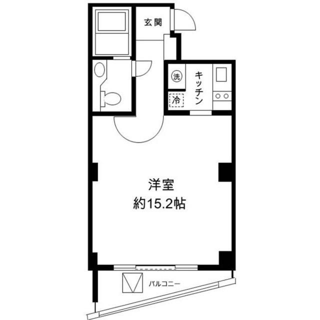 Ｈ＆Ｍ南青山　ＥＡＳＴ（E402） 間取り図画像