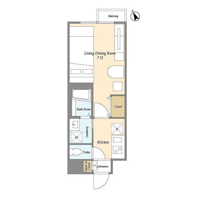 アステラホーム西新宿（301） 間取り図画像