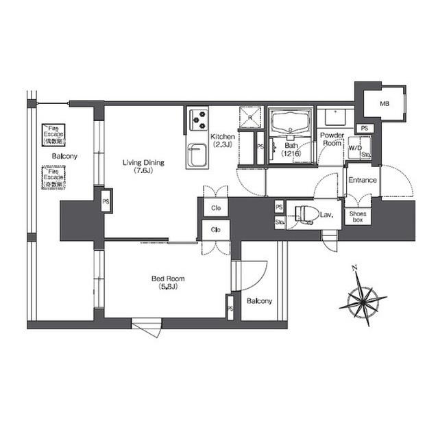 LIBR GRANT 西新宿EAST（0710） 間取り図画像
