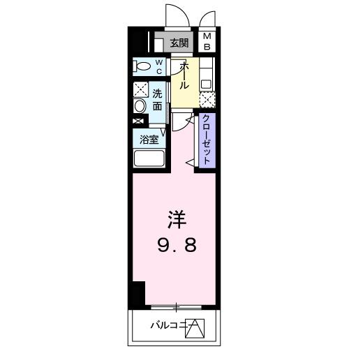 グリシーヌ‐Ｔ（201） 間取り図画像