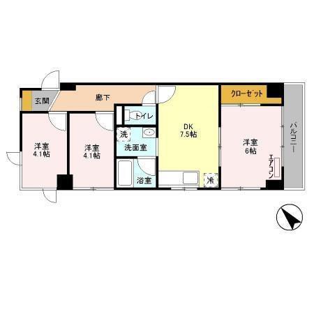 エルドシック浦安（303） 間取り図画像