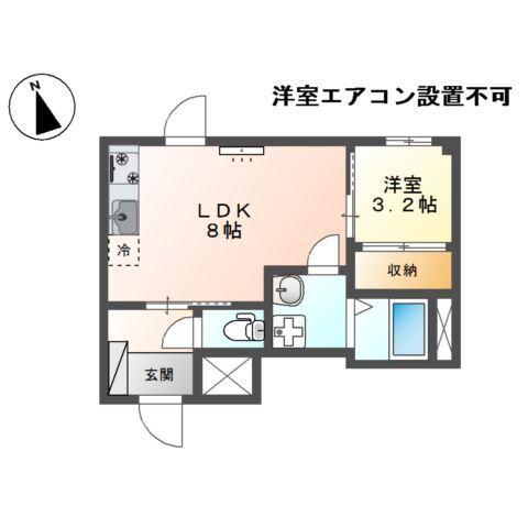 アンジュ  オー（Ａnge　eau） 間取り図画像