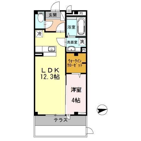 グランテージ（102） 間取り図画像