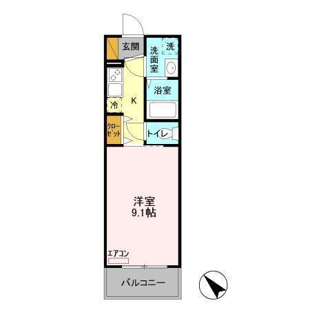 Magnolia cout［マグノリアコート］（205） 間取り図画像