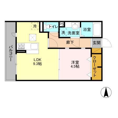 オッツＴＭ（108） 間取り図画像