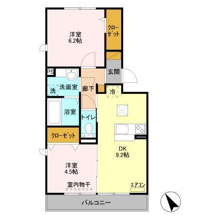パインヒルズ胡録台（107） 間取り図画像