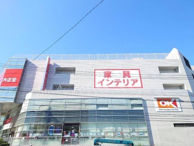 オーケーあざみ野店：439m