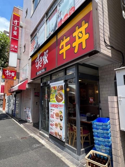 すき家早稲田南店：281m