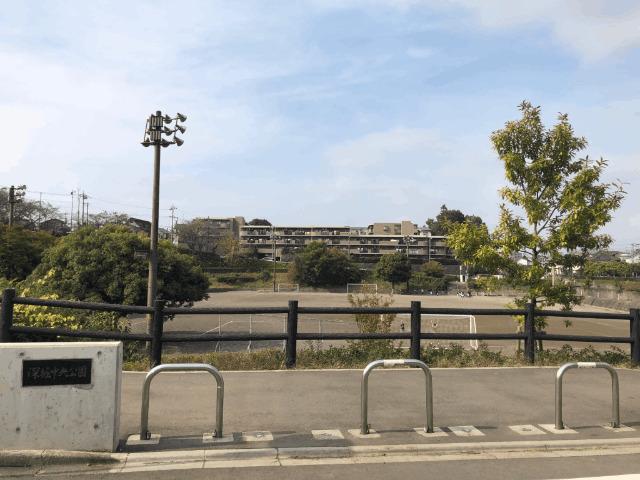 深堀中央公園：402m