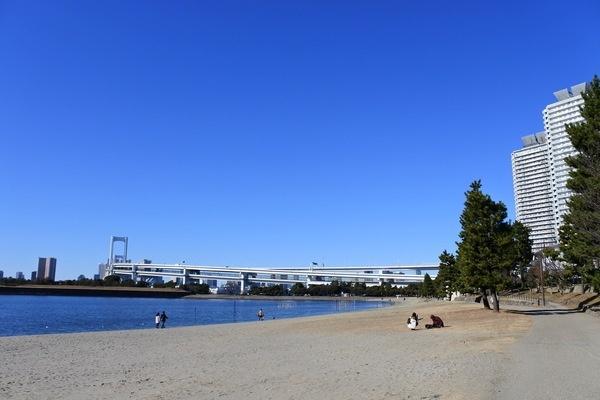 お台場海浜公園：483m