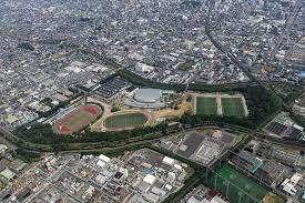 中央緑地公園：498m