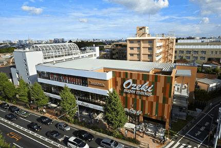 スーパーオオゼキ碑文谷店：657m