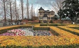 山手イタリア山庭園：828m