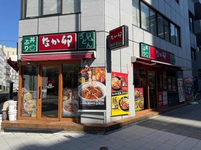 なか卯小伝馬町店：168m