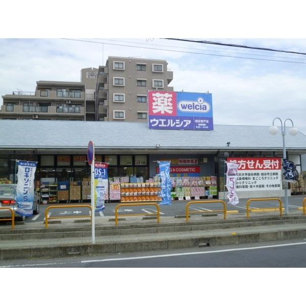 ウエルシア越谷登戸店：491m