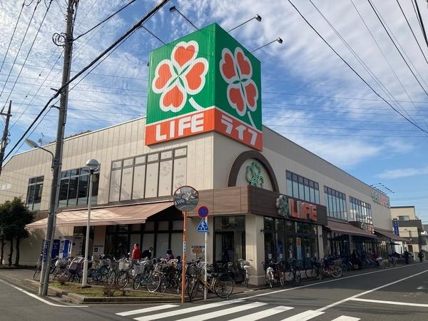 ライフ葛飾鎌倉店：117m