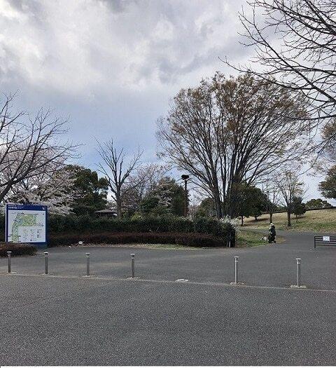 昭和記念公園：1800m