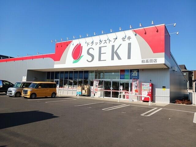ドラッグストアセキ柏高田店：1200m