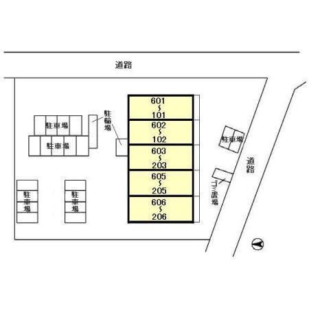 スカイヒルズ我孫子（406） 駐車場