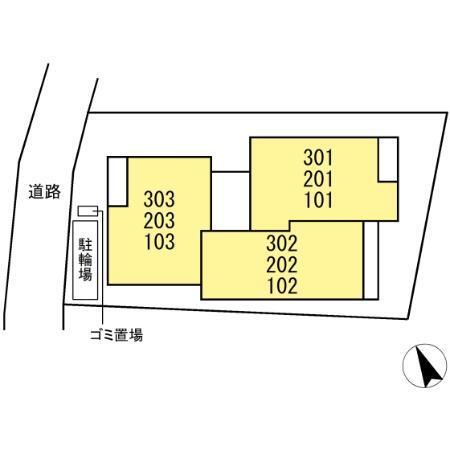D Paina 宿河原6 Ⅱ（302） 共有部分