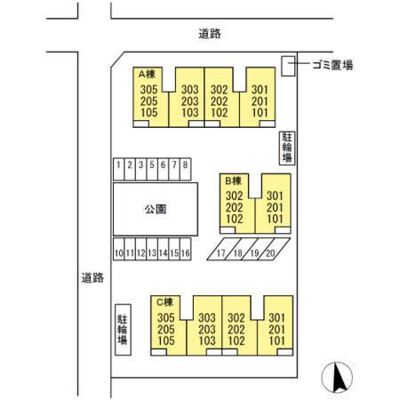 ビラ・ジュニペラス　C棟（105） 共有部分