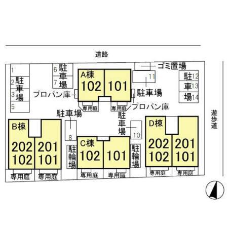 ステラ　Ｂ（102） 駐車場