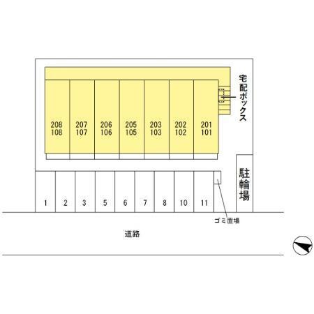 エスペランサ（103） 駐車場