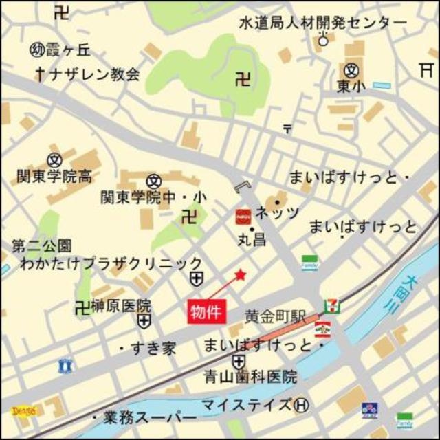 ソナーレ横浜（601） 地形図・案内図