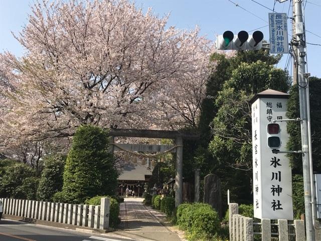 長宮氷川神社：200m