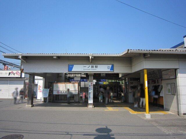 東武伊勢崎線一ノ割駅：2000m