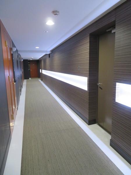 ホテルライクな内廊下