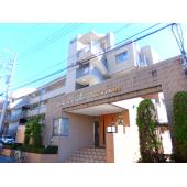 タイル張りの外観