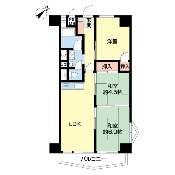 ヴィップ大森パークサイド（1103） 間取り図画像