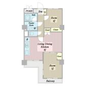 南東向きの明るいお部屋です