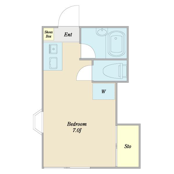 メゾンメグ３ 間取り図画像