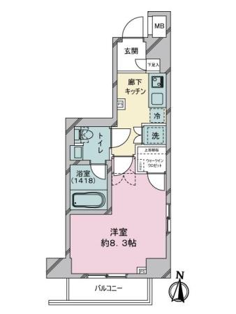 ステージグランデ新中野アジールコート 間取り図画像