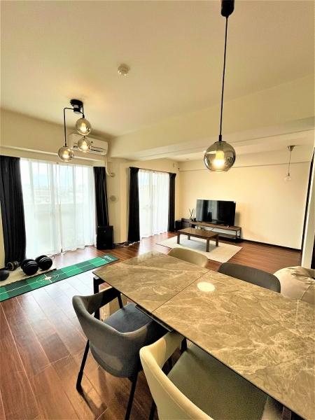 リビングダイニング（現況写真と間取り図よりCGにて作成したリフォームイメージです）