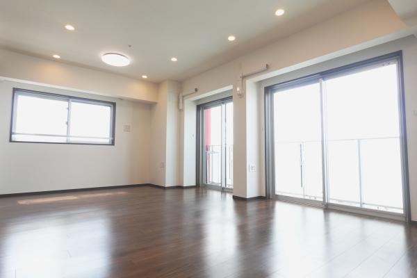 現地からの眺望：バルコニー左側