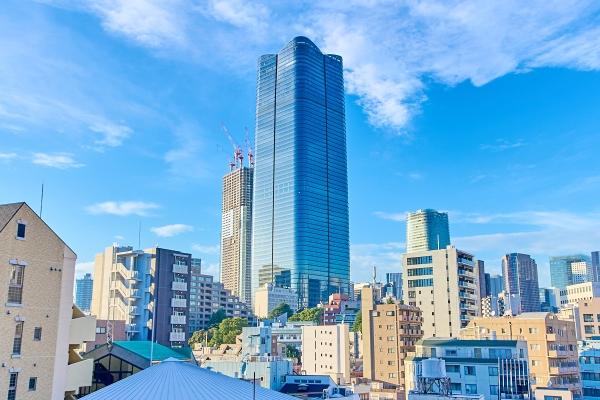 バルコニーから北東方向を撮影