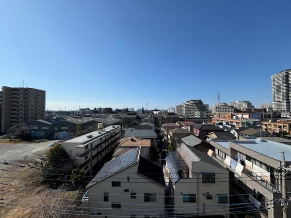 南東側バルコニーからの眺望