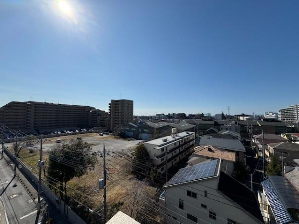 南東側バルコニーからの眺望