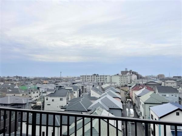 ５階・南東側ルーフバルコニーより撮影