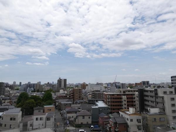 南面バルコニーから南西側方面を撮影