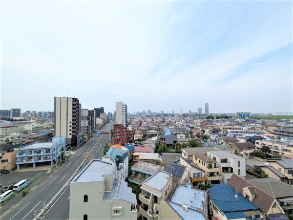 バルコニーから北西方向を望む
