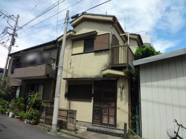 前面道路上より道路南側方向を撮影