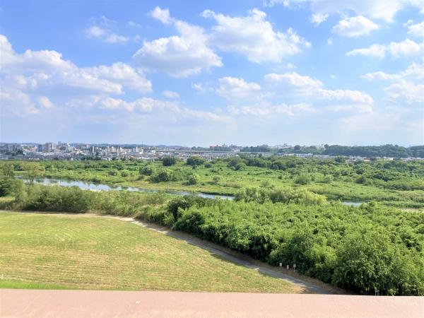 南側バルコニーからの眺望（眺望は永続的に保証されるものではございません。）