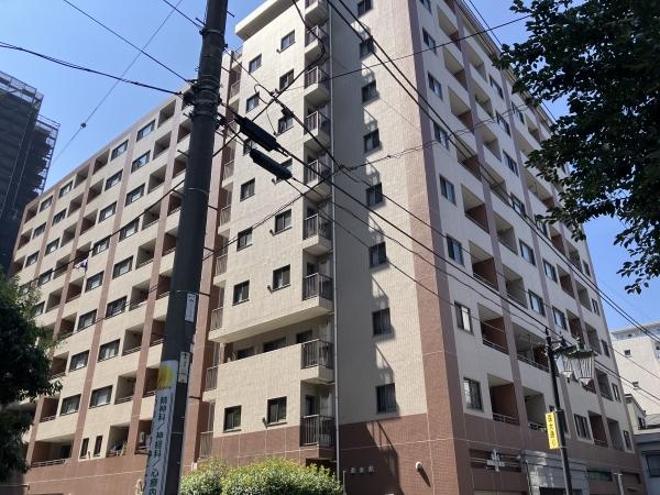 現地外観　２００５年８月完成　地上１０階建ての９階部分