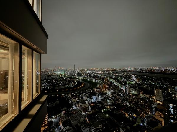 北東側バルコニーからの眺望（眺望は永続的に保証されるものではありません）