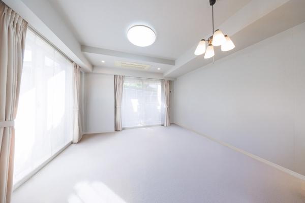 リビング　TES式床暖房あり（ＣＧで作成したリフォームイメージです）